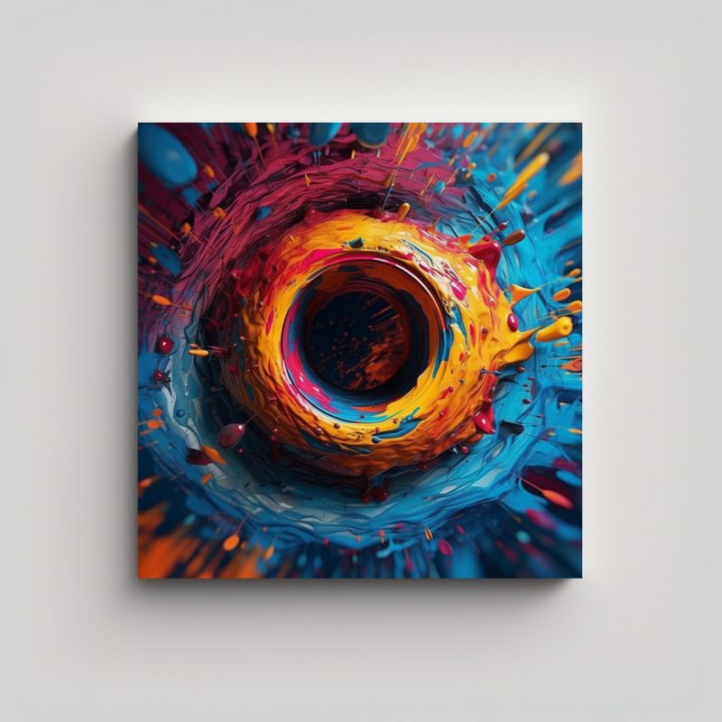GENERICO - Crear Un Fondo Abstracto Visualmente Impactante 60x60 Cm