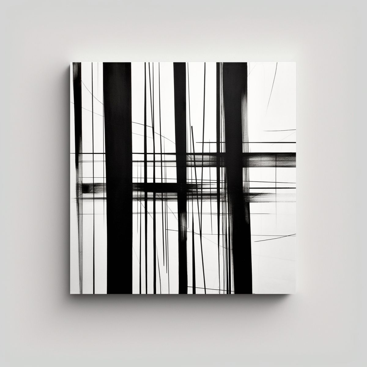 GENERICO - Lienzo Decorativo Estilo Minimalista Con Pintura 50x50 Cm