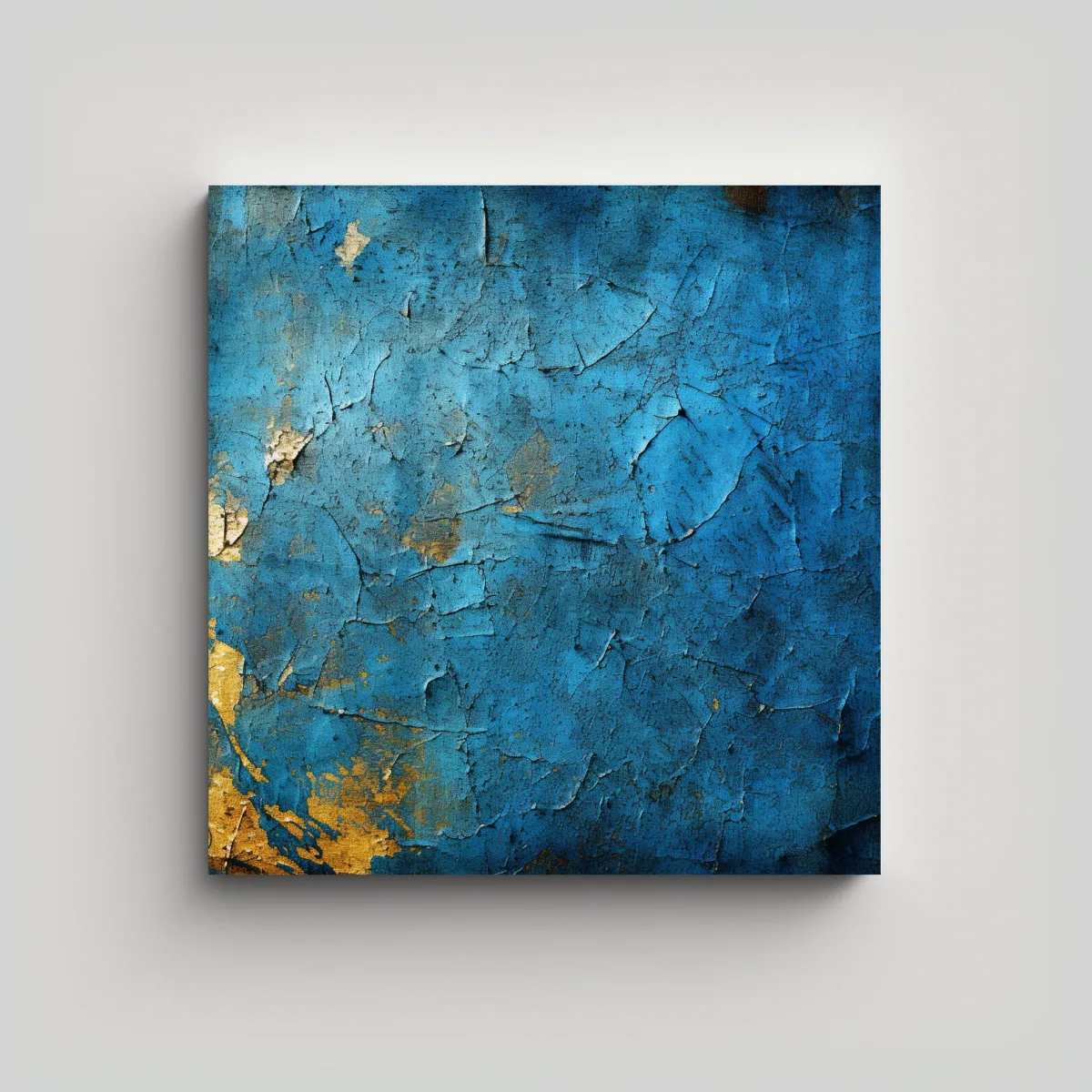GENERICO - Arte De Pared Moderno Juveniles Azul Y Textura 80x80 Cm