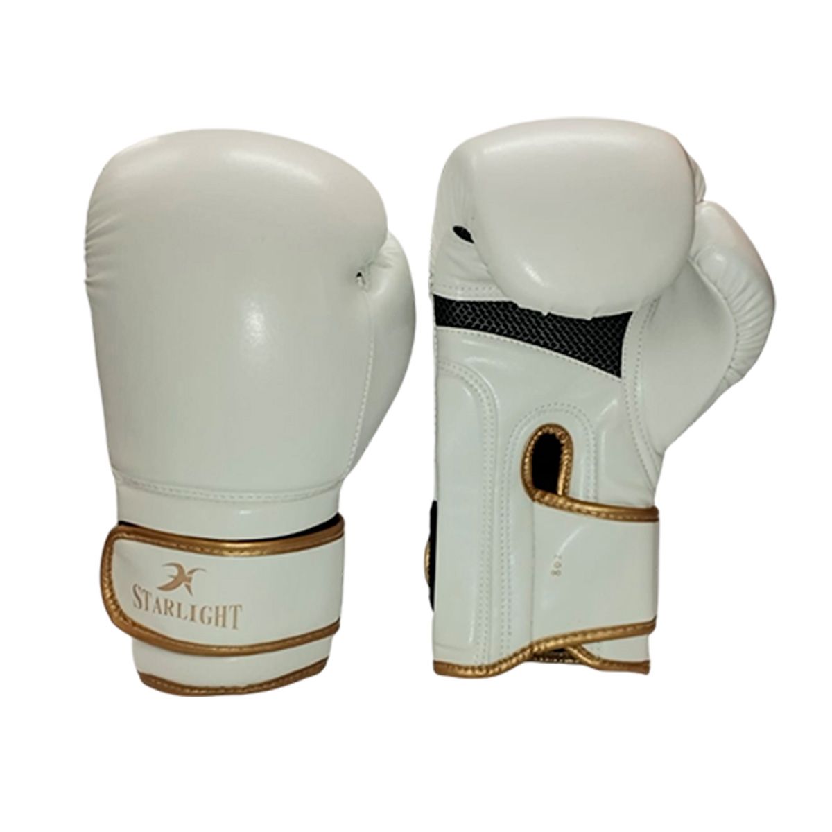 GENERICO - Guantes Boxeo Adulto Starlight Deluxe 8 Onz Tj602 blanco