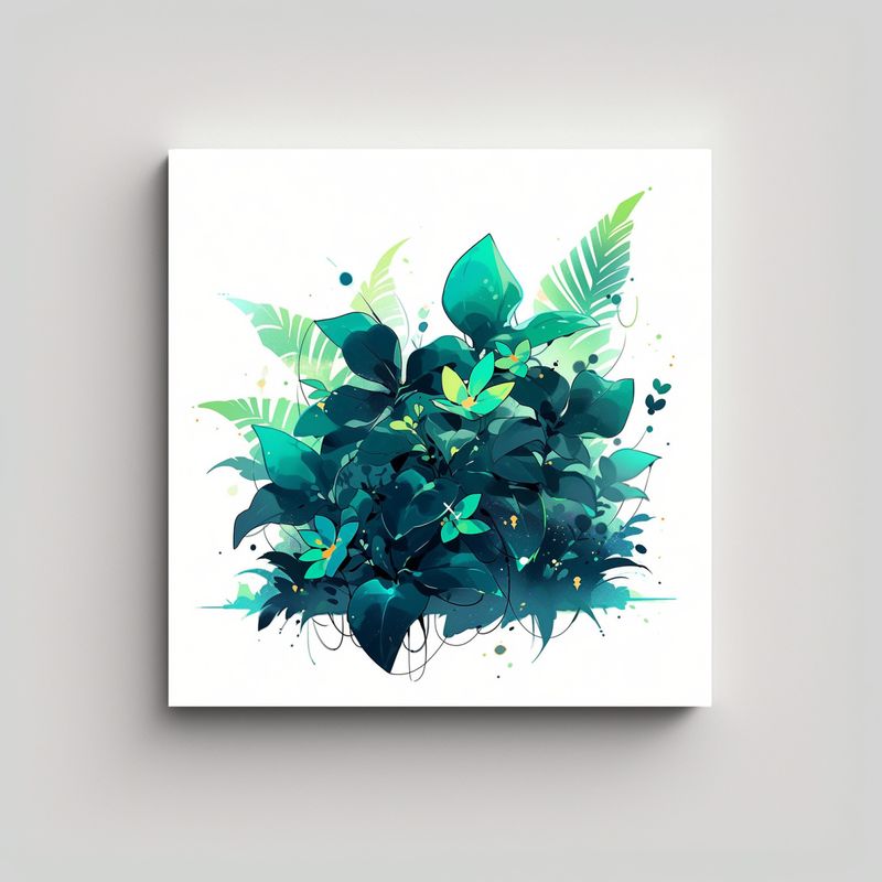 GENERICO - Pinturas Decorativas En Bastidor: Gama De Colores 50x50 Cm