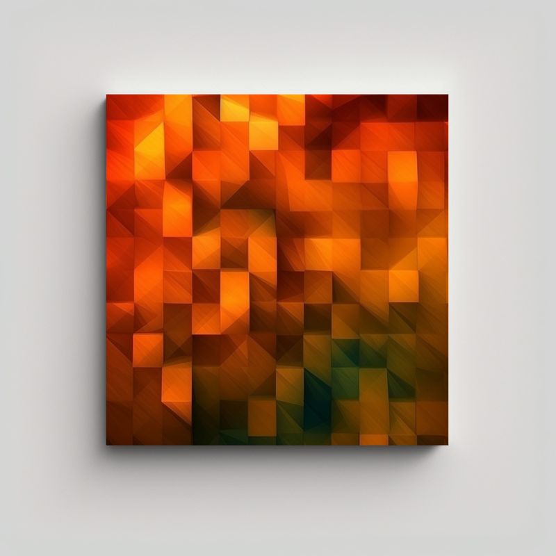 GENERICO - Pinturas De Decoración Arte Vanguardia 70x70 Cm