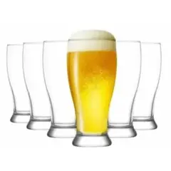 ALLEGRA - Set de 6 Vasos Cerveceros Bucarest 340cc
