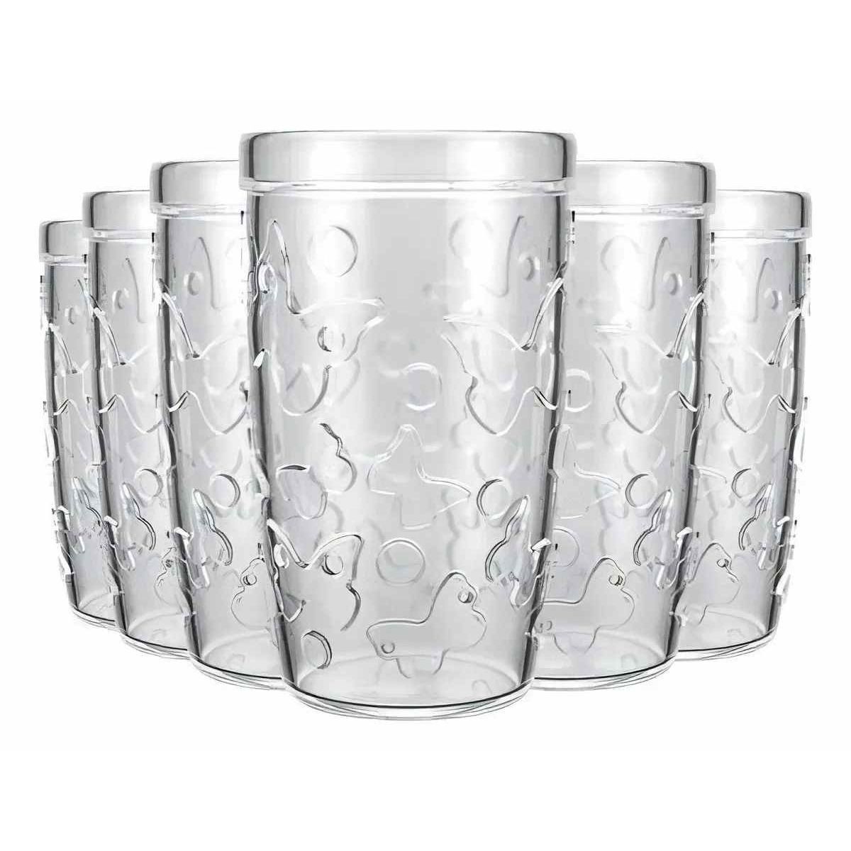 OEM - Set 6 Vasos de Vidrio Aurora 270ml