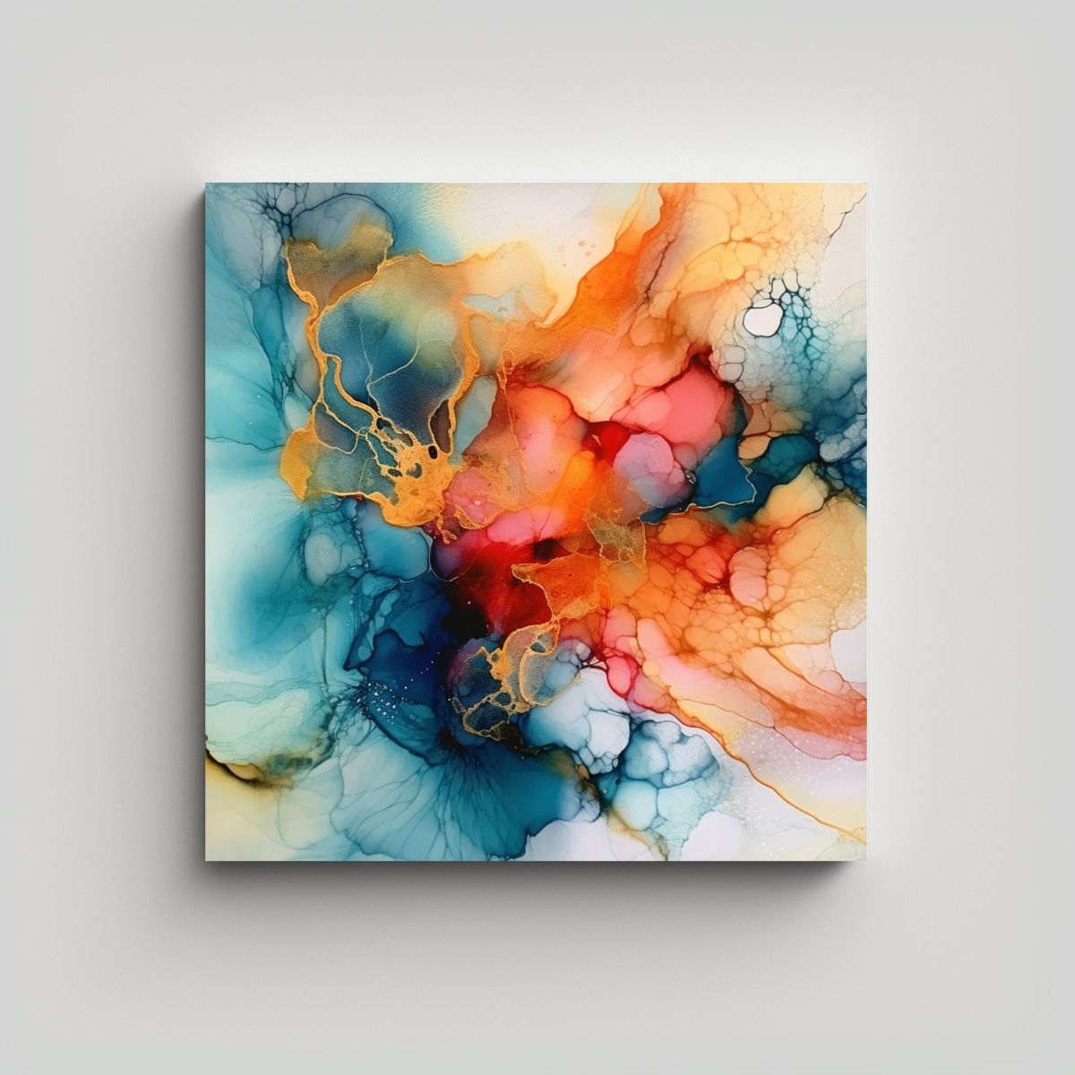 GENERICO - Cuadro Calidos: Perspectiva única De Arte 70x70 Cm