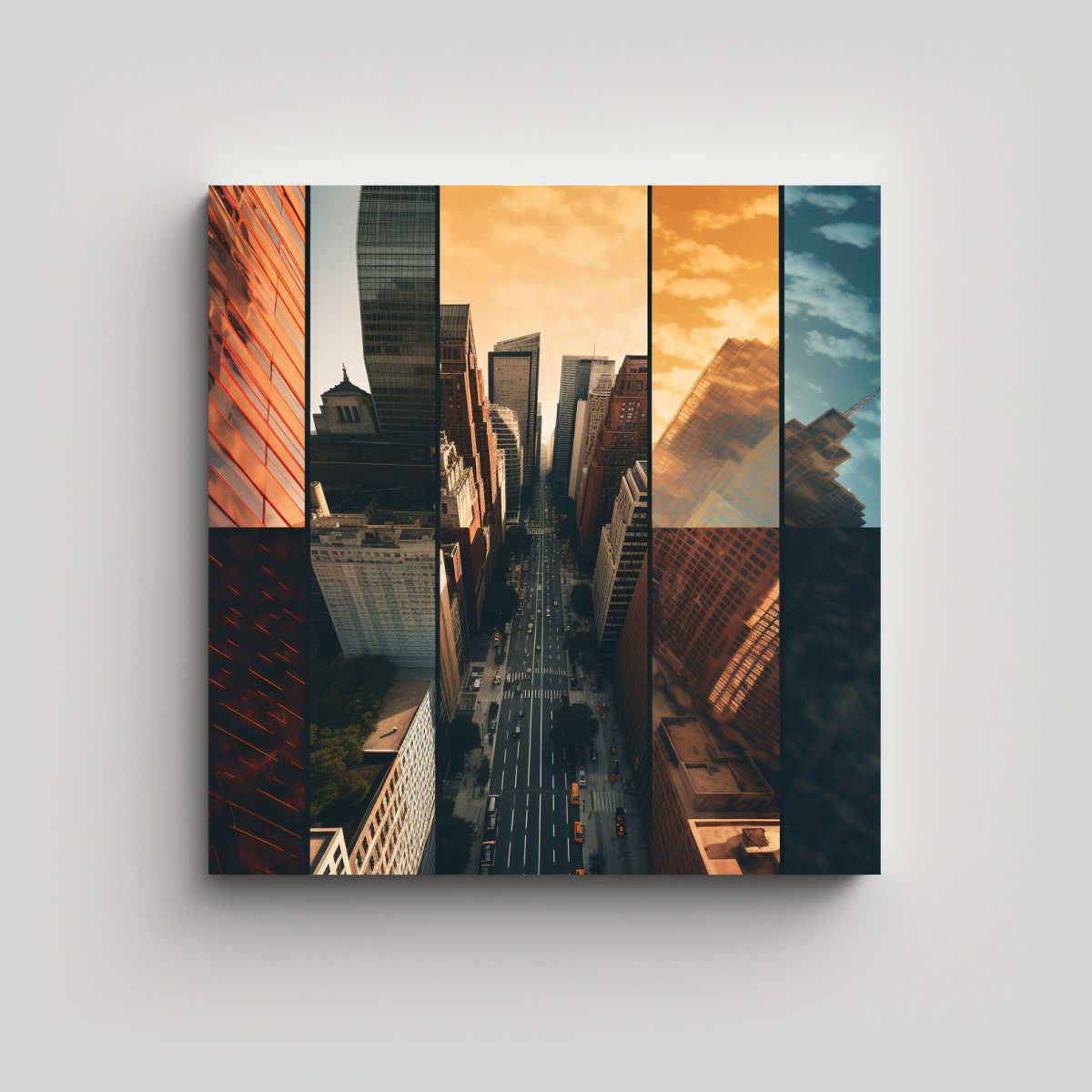 GENERICO - Pinturas Decorativas De Paisajes Urbanos, áreas 90x90 Cm