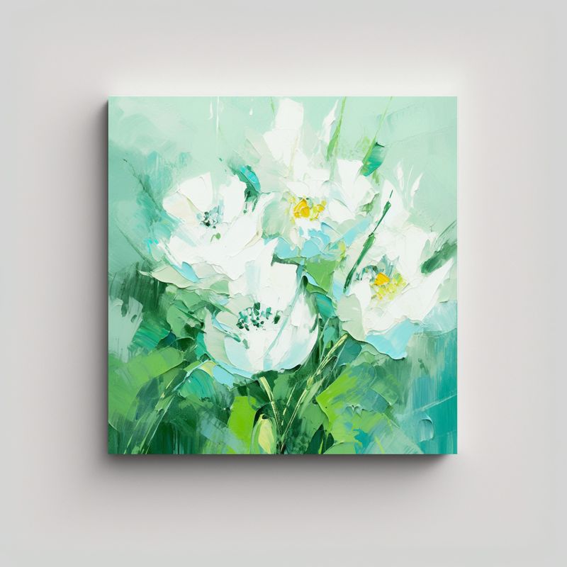 GENERICO - Cuadro De Tela Estilo Galería Con Reflejo De 60x60 Cm