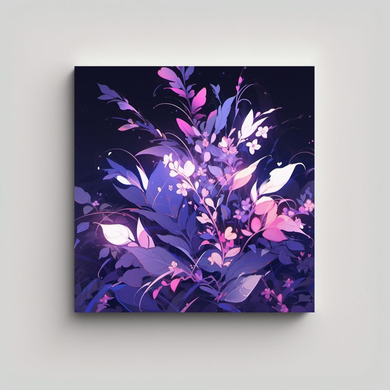 GENERICO - Pinturas Decorativas De Estilo Neonoir Con 70x70 Cm