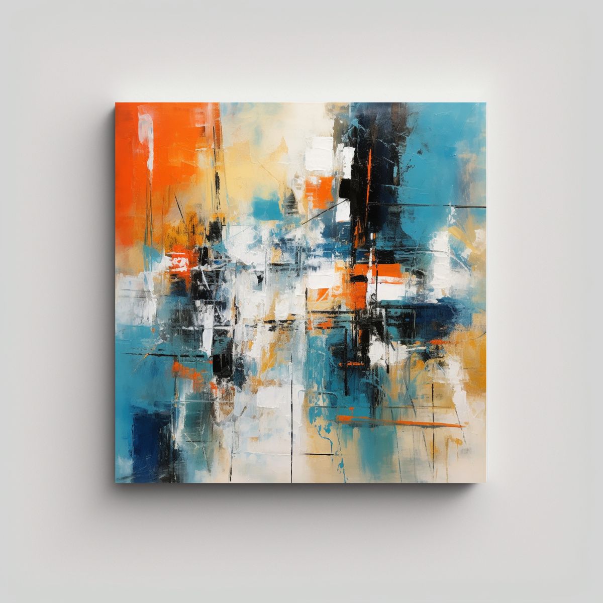 GENERICO - Tela En Bastidor Fotografía Abstracta: Descubre 90x90 Cm