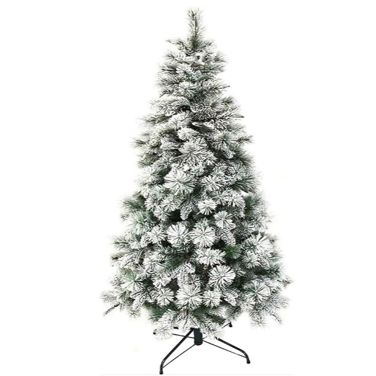 OEM - ARBOL DE NAVIDA-D GRIS PUNTA5S BLANCAS 240CM