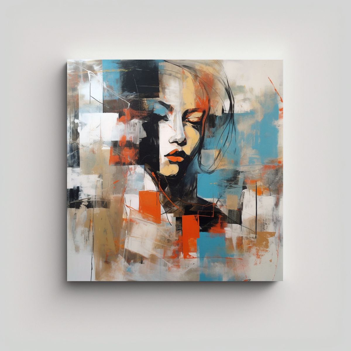 GENERICO - Pintura Enigmática Para Decoración De Pared En 70x70 Cm