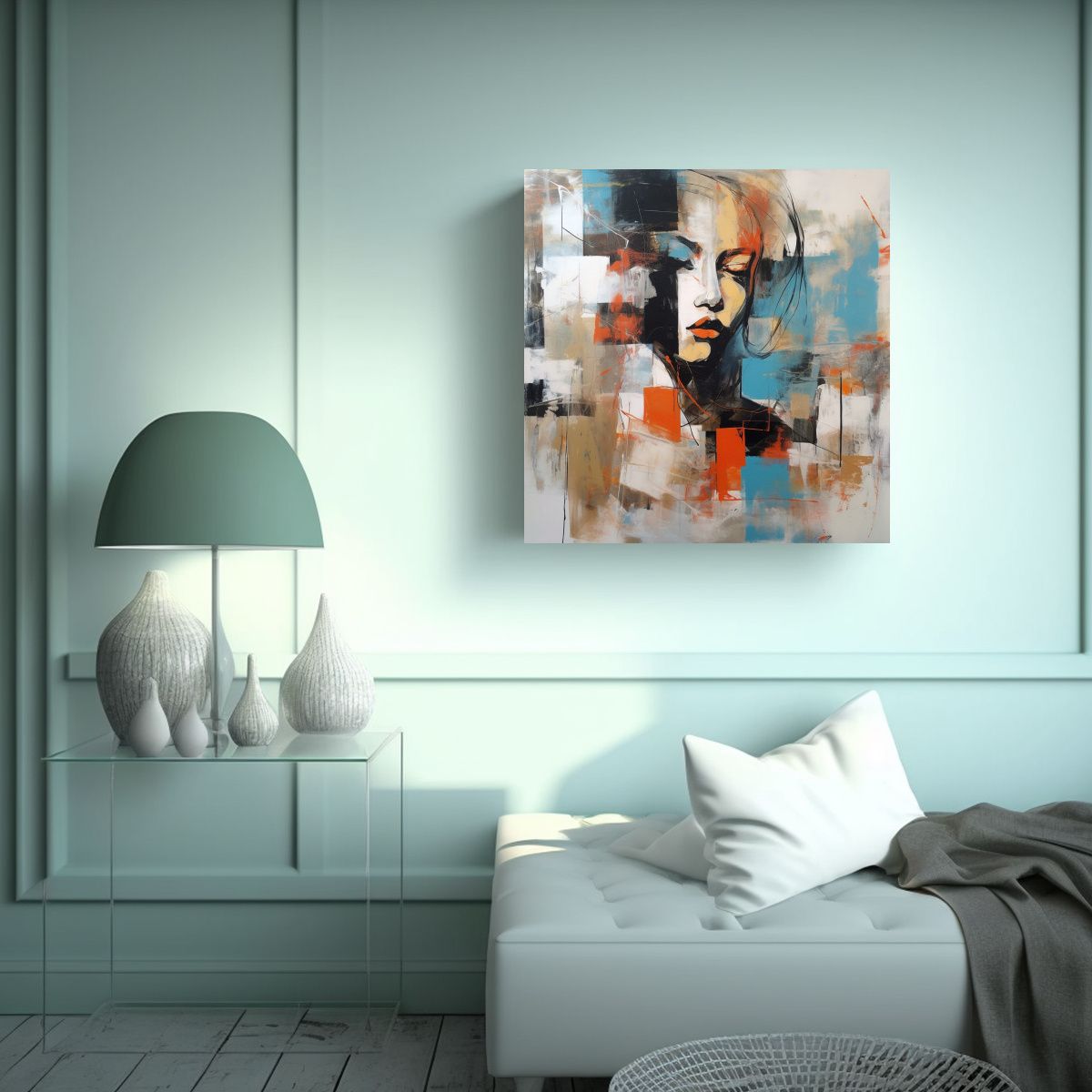 GENERICO - Pintura Enigmática Para Decoración De Pared En 70x70 Cm