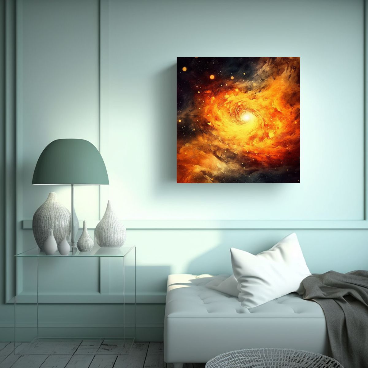 GENERICO - Pinturas Decorativas Arte Finas Líneas En 60x60 Cm