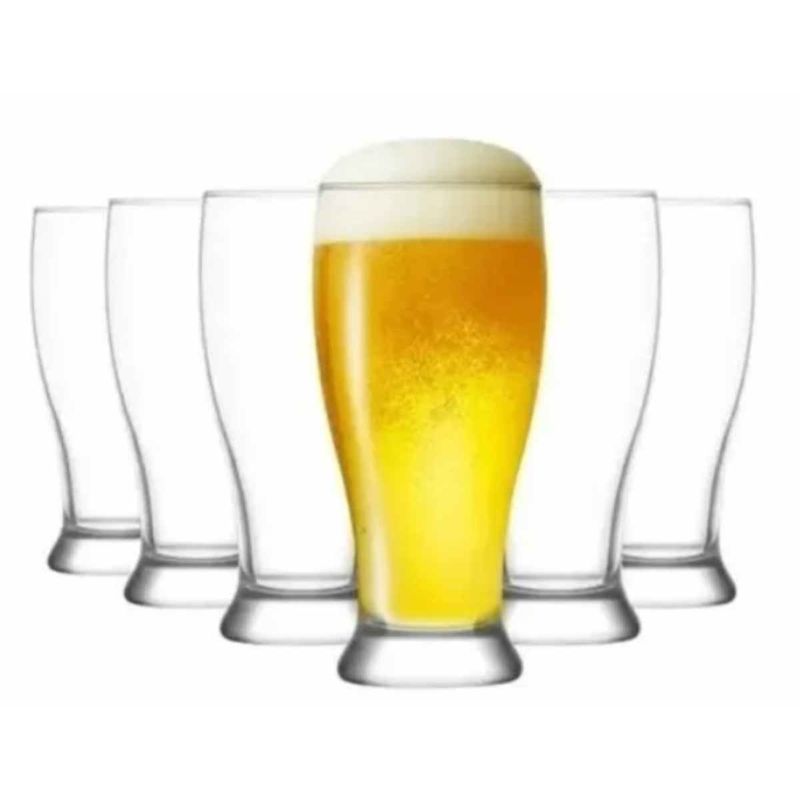 ALLEGRA - Set de 6 Vasos Cerveceros Bucarest 340cc