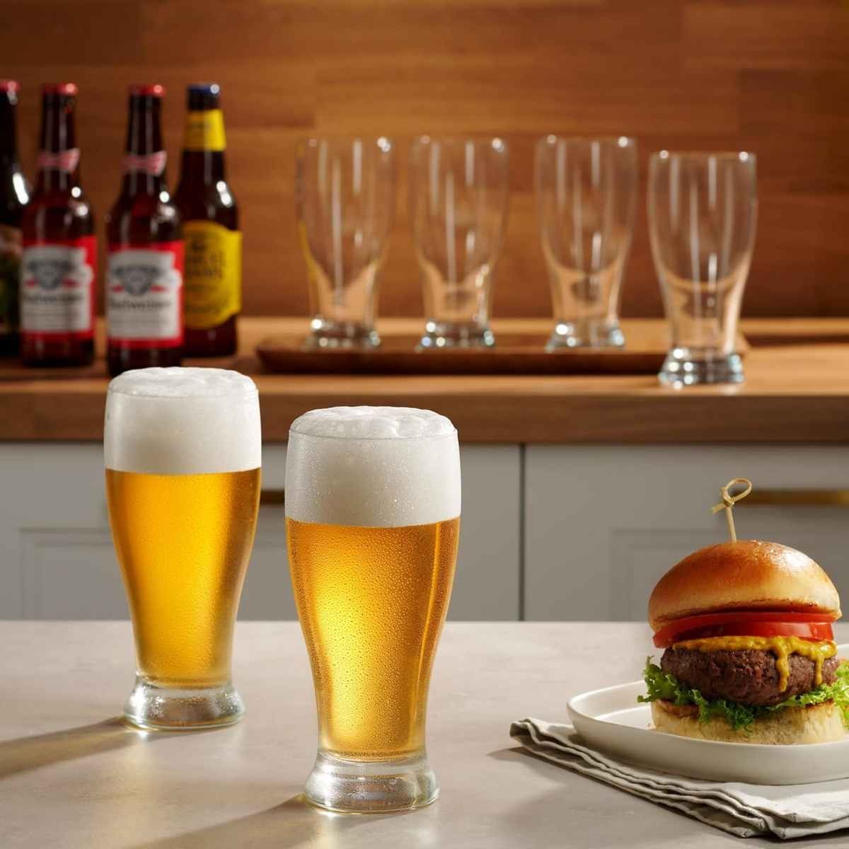 ALLEGRA - Set de 6 Vasos Cerveceros Bucarest 340cc