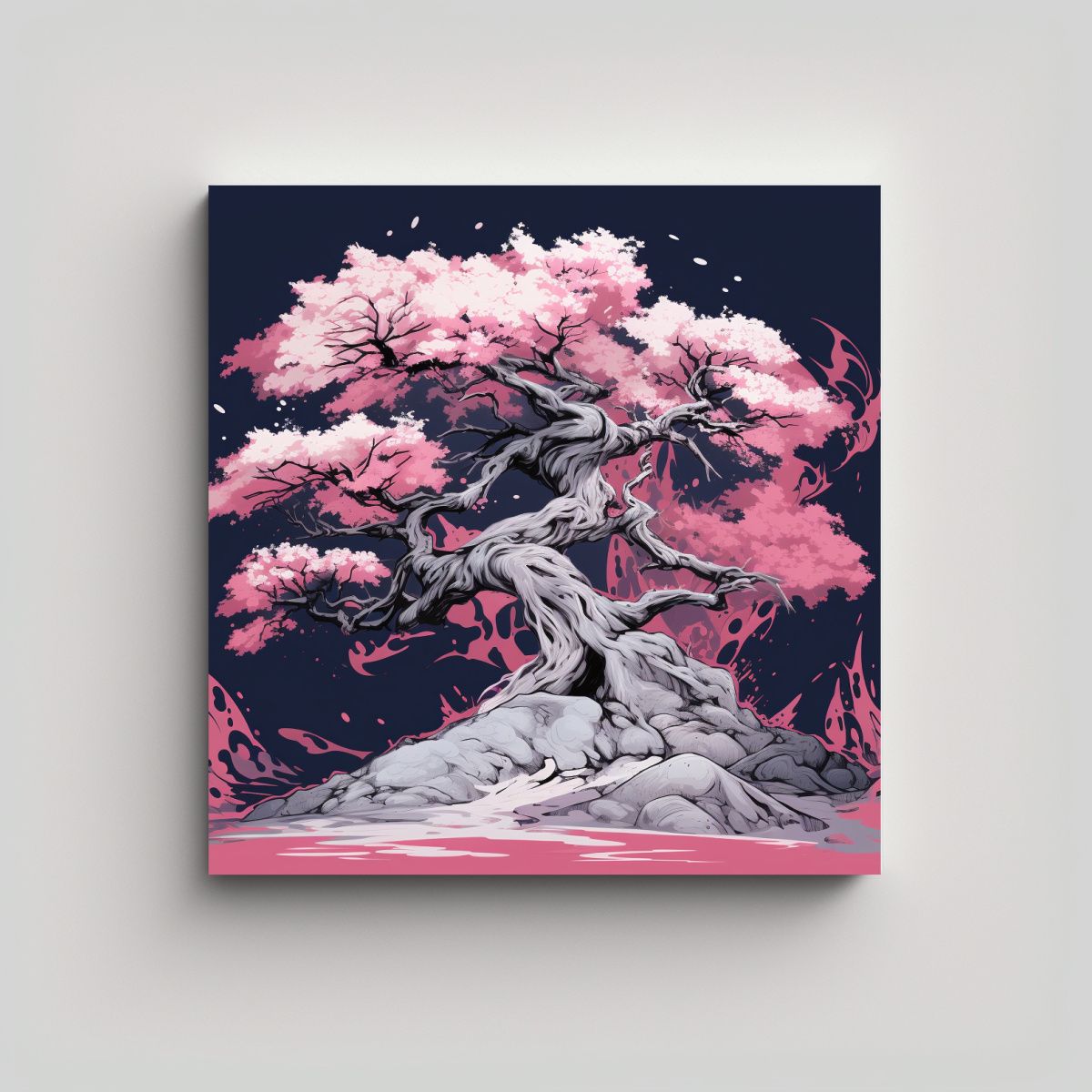 GENERICO - Cuadro De Pared Vintage, Composición Dinámica: 70x70 Cm