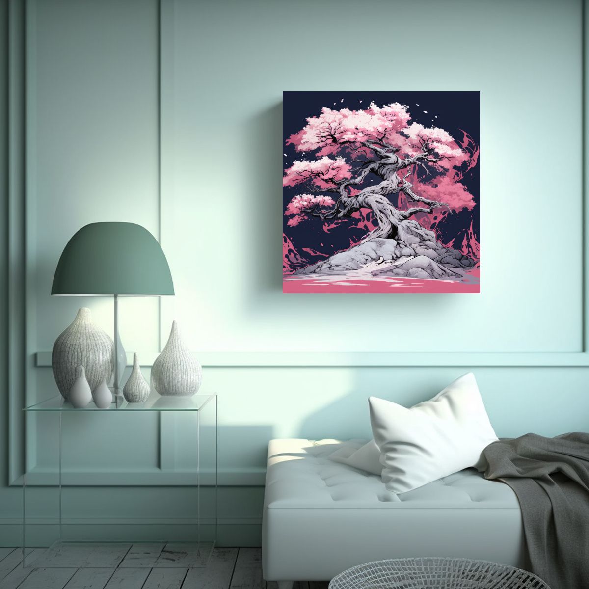 GENERICO - Cuadro De Pared Vintage, Composición Dinámica: 70x70 Cm