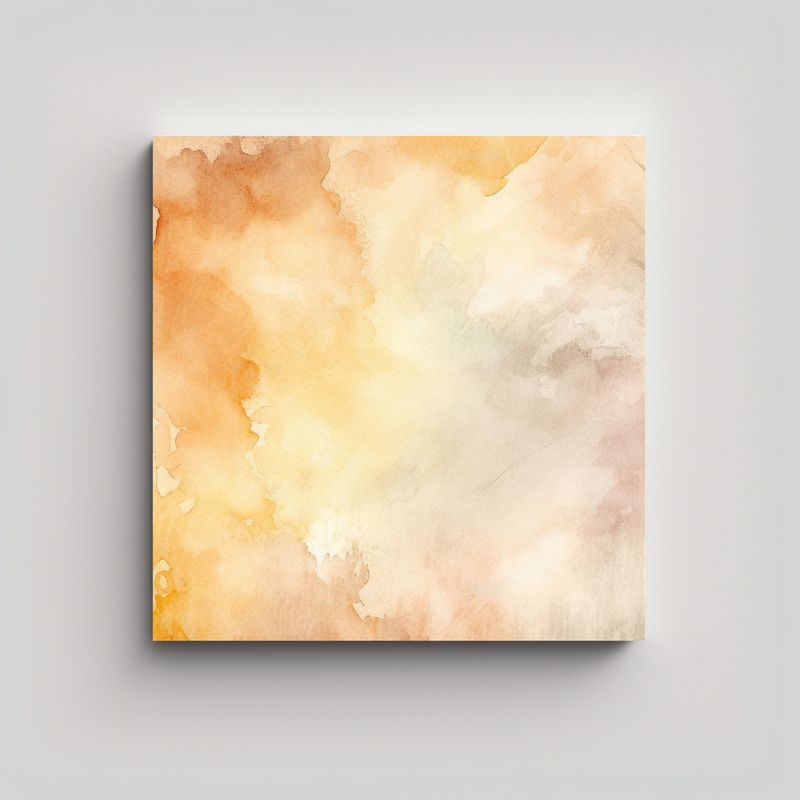 GENERICO - Pinturas Decorativas Beige Claro Con Fondo 70x70 Cm