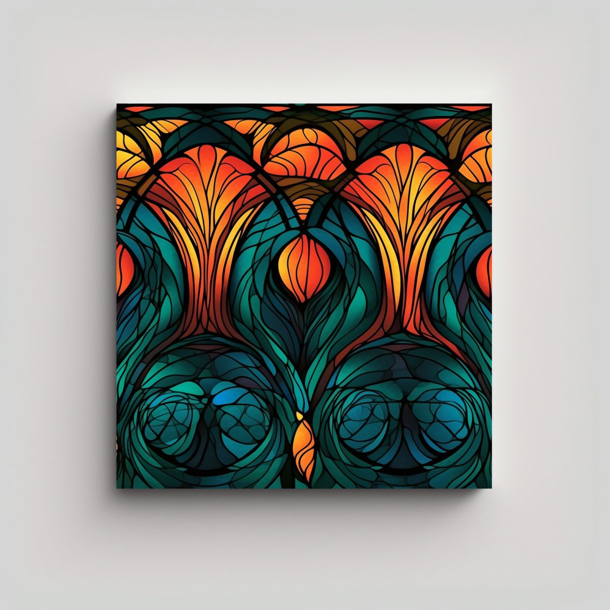 GENERICO - Lienzo De Tela Con Imagen Floral Para Crear Una 50x50 Cm