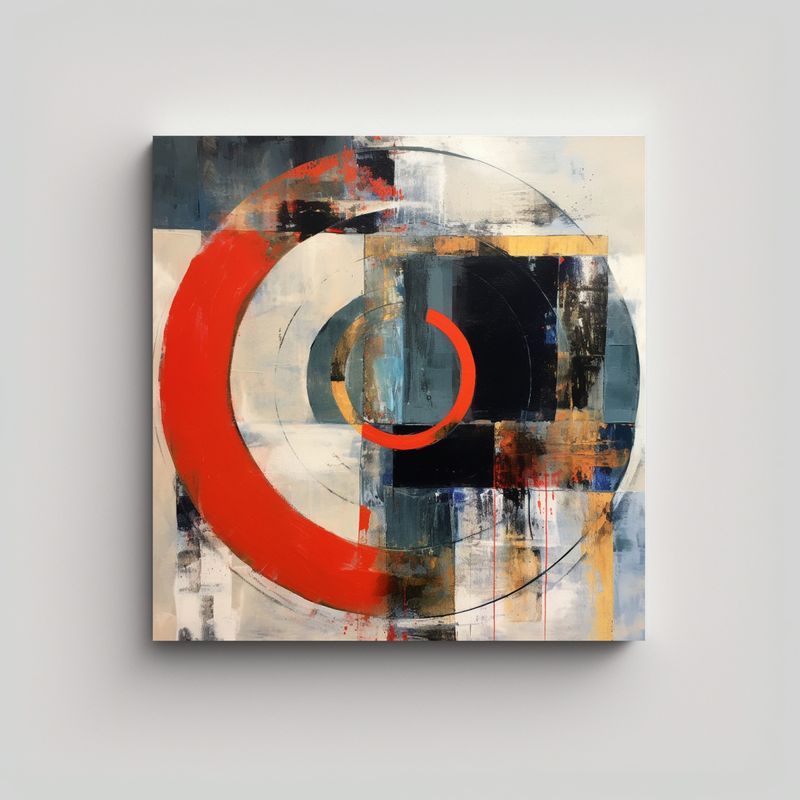 GENERICO - Pinturas De Decoración Arte De Pared Estilo 80x80 Cm