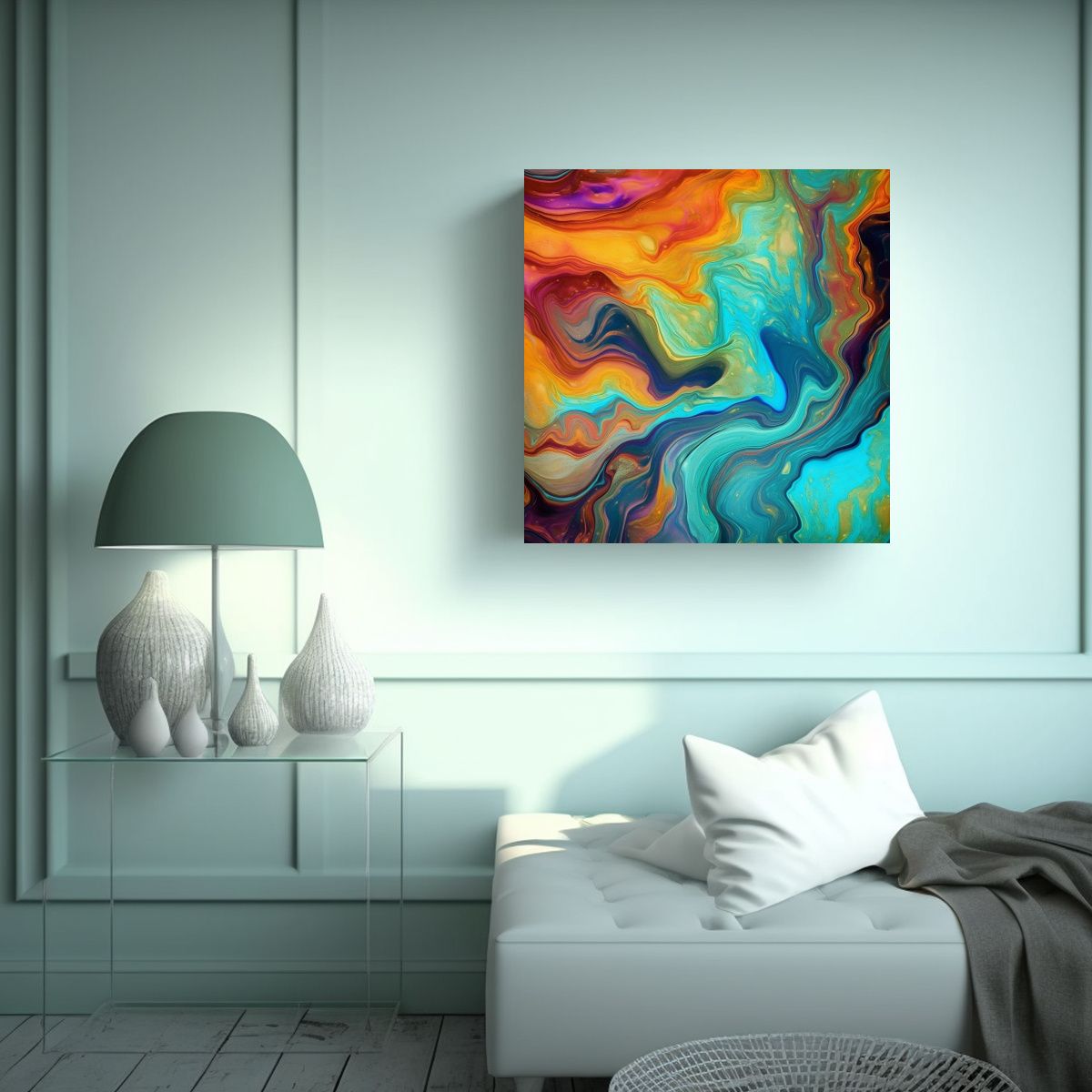 GENERICO - Pinturas Decorativas De Composición Creativa 80x80 Cm