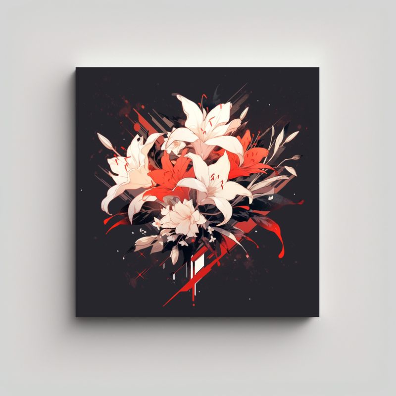 GENERICO - Pinturas Decorativas Arte Tema Colores Vibrantes 80x80 Cm