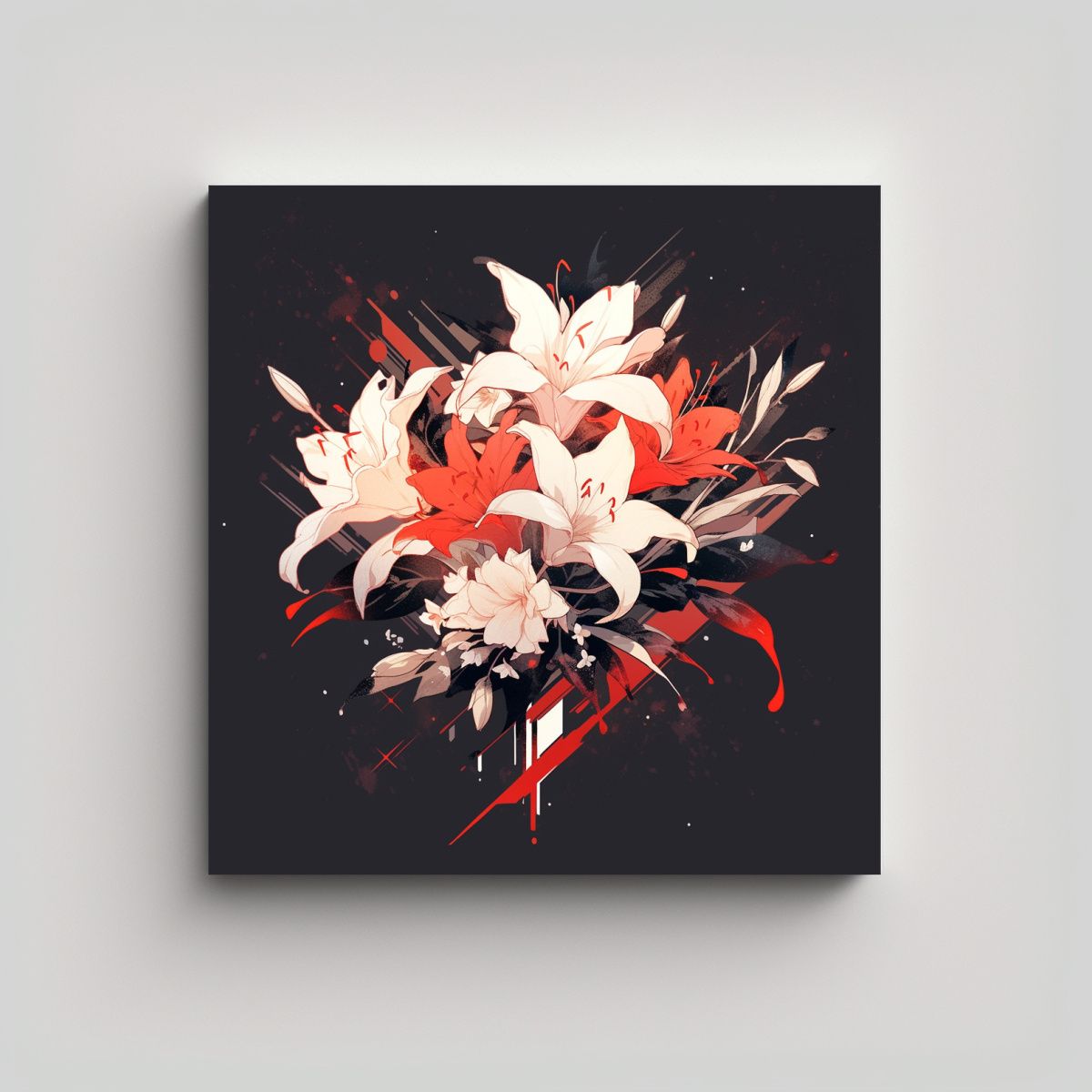 Pinturas Decorativas Arte Tema Colores Vibrantes 50x50 Cm, marca GENERICO - Foto Principal