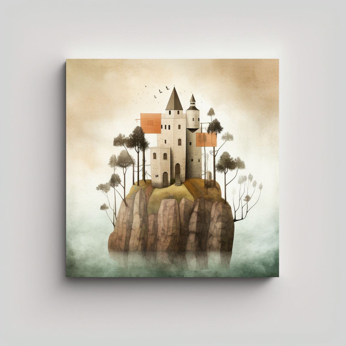 GENERICO - Pinturas Decorativas De Picasso Para Cuarto Con 90x90 Cm