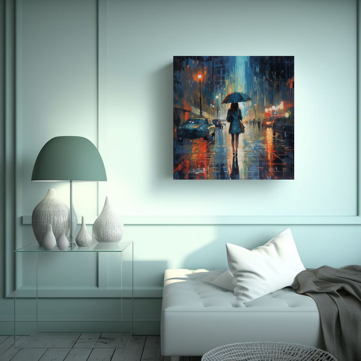 GENERICO - Cuadro Espectacular Calma Figura Femenina 80x80 Cm