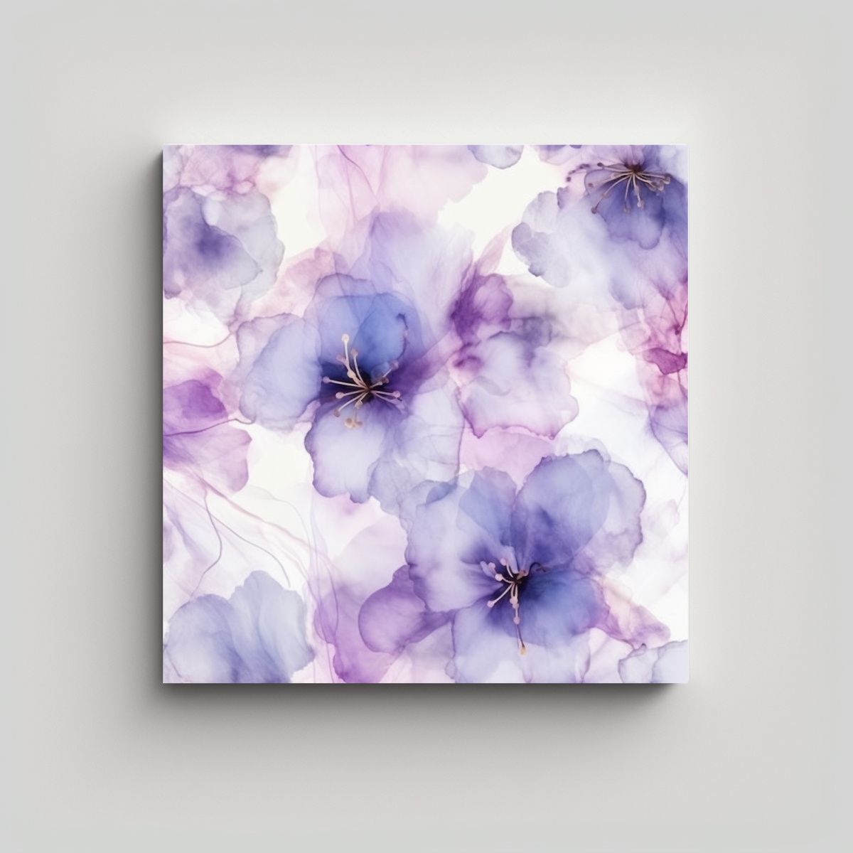 GENERICO - Lienzo De Tela Con Finas Líneas Para Comedor, 80x80 Cm