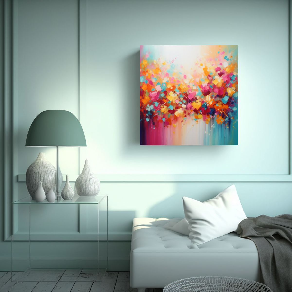 GENERICO - Pinturas Decorativas De Arte Callejero Abstracto 90x90 Cm