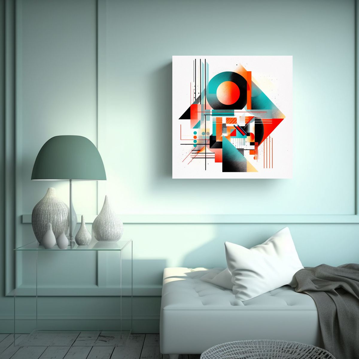 GENERICO - Pinturas Decorativas De Arte Vanguardista Con 90x90 Cm