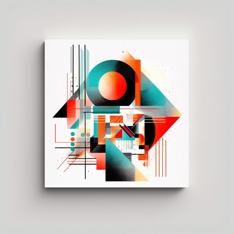 GENERICO - Pinturas Decorativas De Arte Vanguardista Con 70x70 Cm