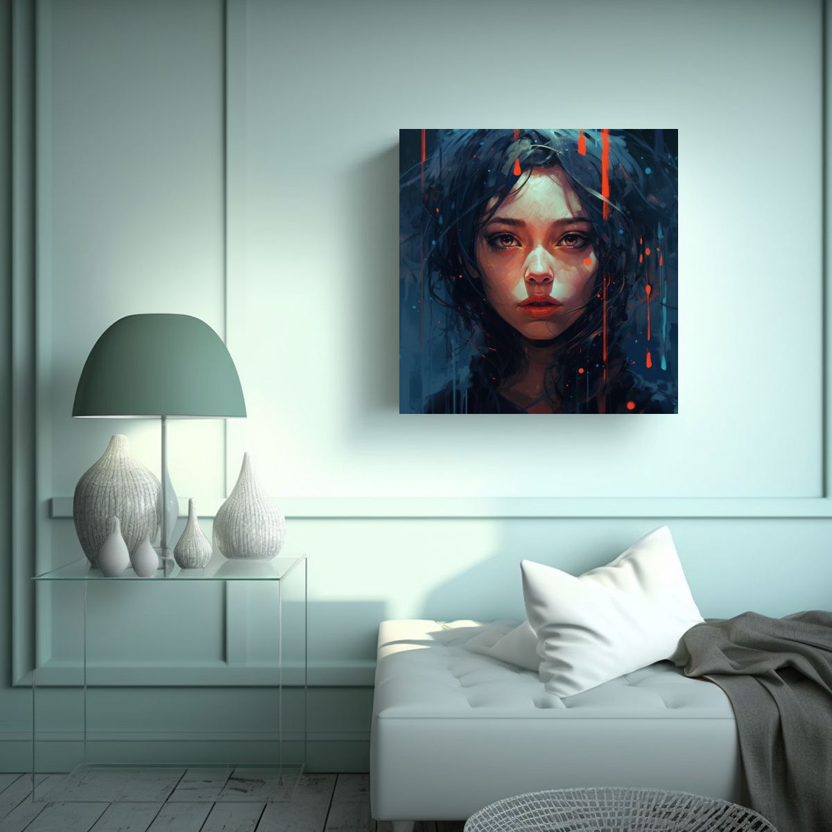 GENERICO - Pintura De Pared Facial Hidratante En Estilo 80x80 Cm