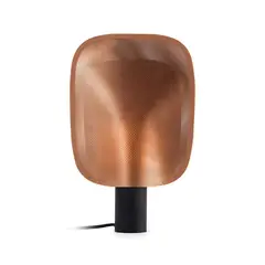 GENERICO - Lámpara de Mesa Glitter Cuerpo Cobre con Base Negra