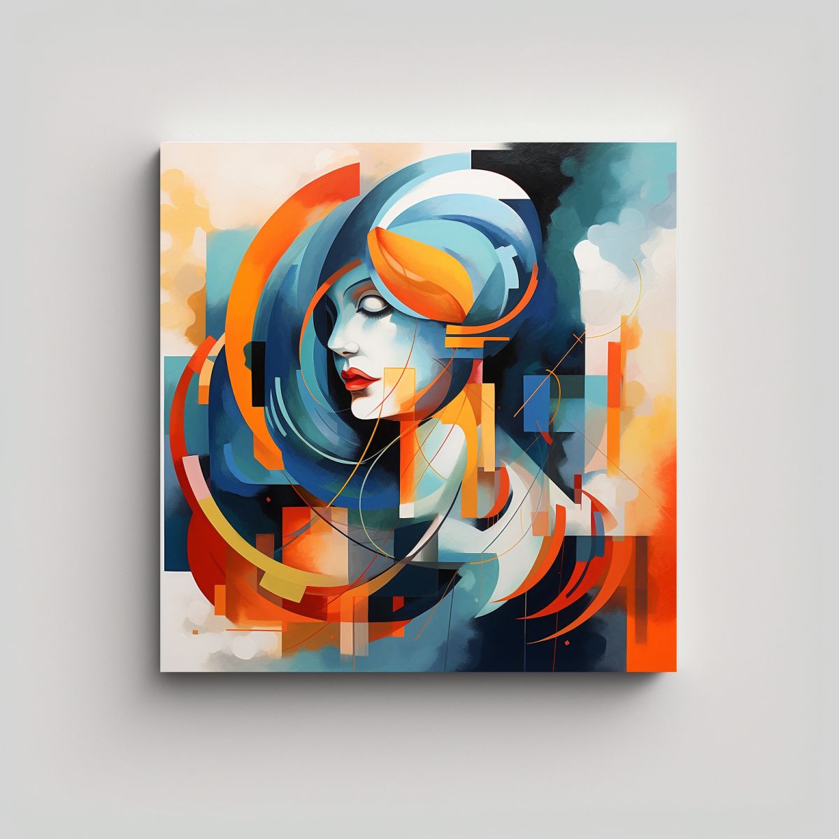 GENERICO - Cuadro Inspirador Impacto Visual Lena Estilo 80x80 Cm