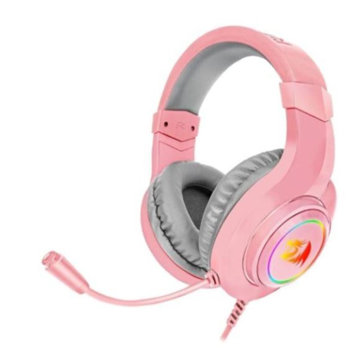 REDRAGON - Audífonos Gamer - Redragon H260 Hylas - RGB - 3.5 mm./USB 2.0 - Pink