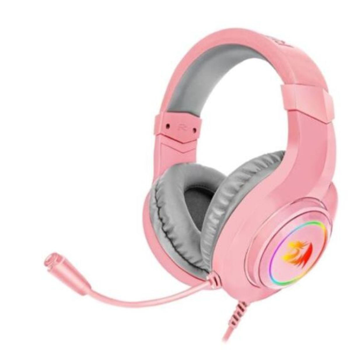 REDRAGON - Audífonos Gamer - Redragon H260 Hylas - RGB - 3.5 mm./USB 2.0 - Pink