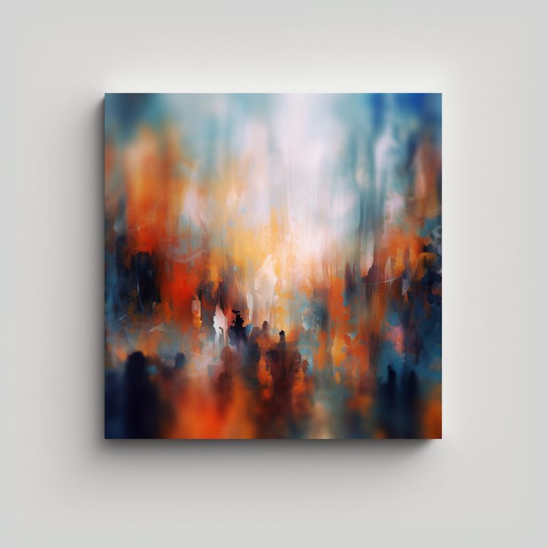 GENERICO - Decoración Textura De Fondo Borroso Vista De 90x90 Cm