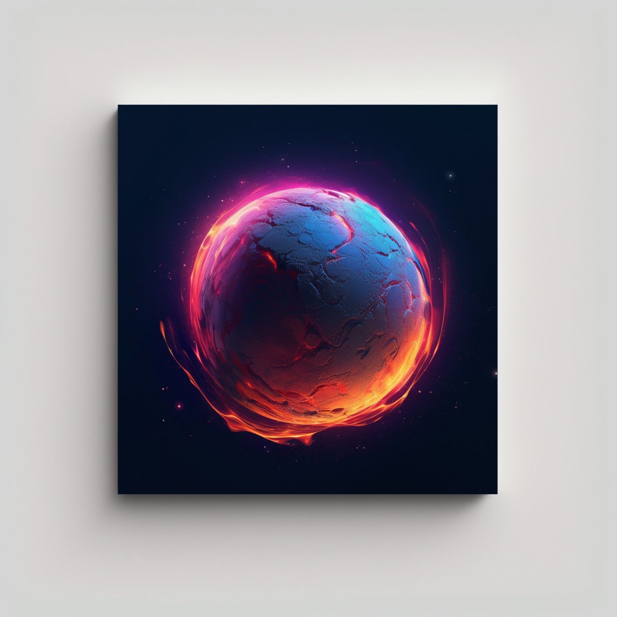 GENERICO - Cuadro Moderno En Lienzo: Sensibilidad Artística 60x60 Cm