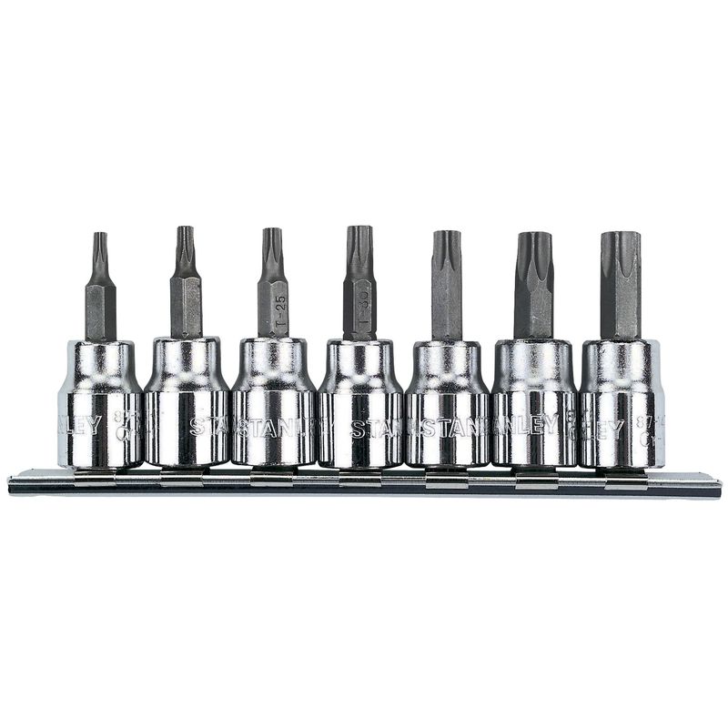 STANLEY - Juego 7 Dados Punta Torx 3/8' STANLEY 87-342