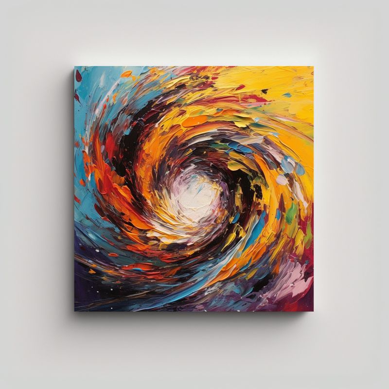 GENERICO - Cuadro Expresión Temática: Captura La 80x80 Cm