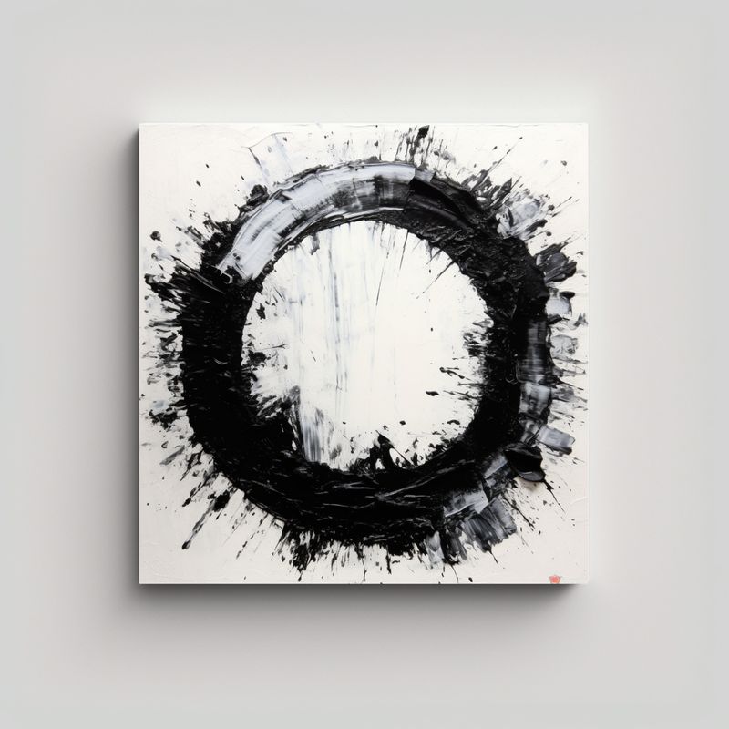 GENERICO - Pintura De Lienzo Impreso Luminosa Con Borde 90x90 Cm