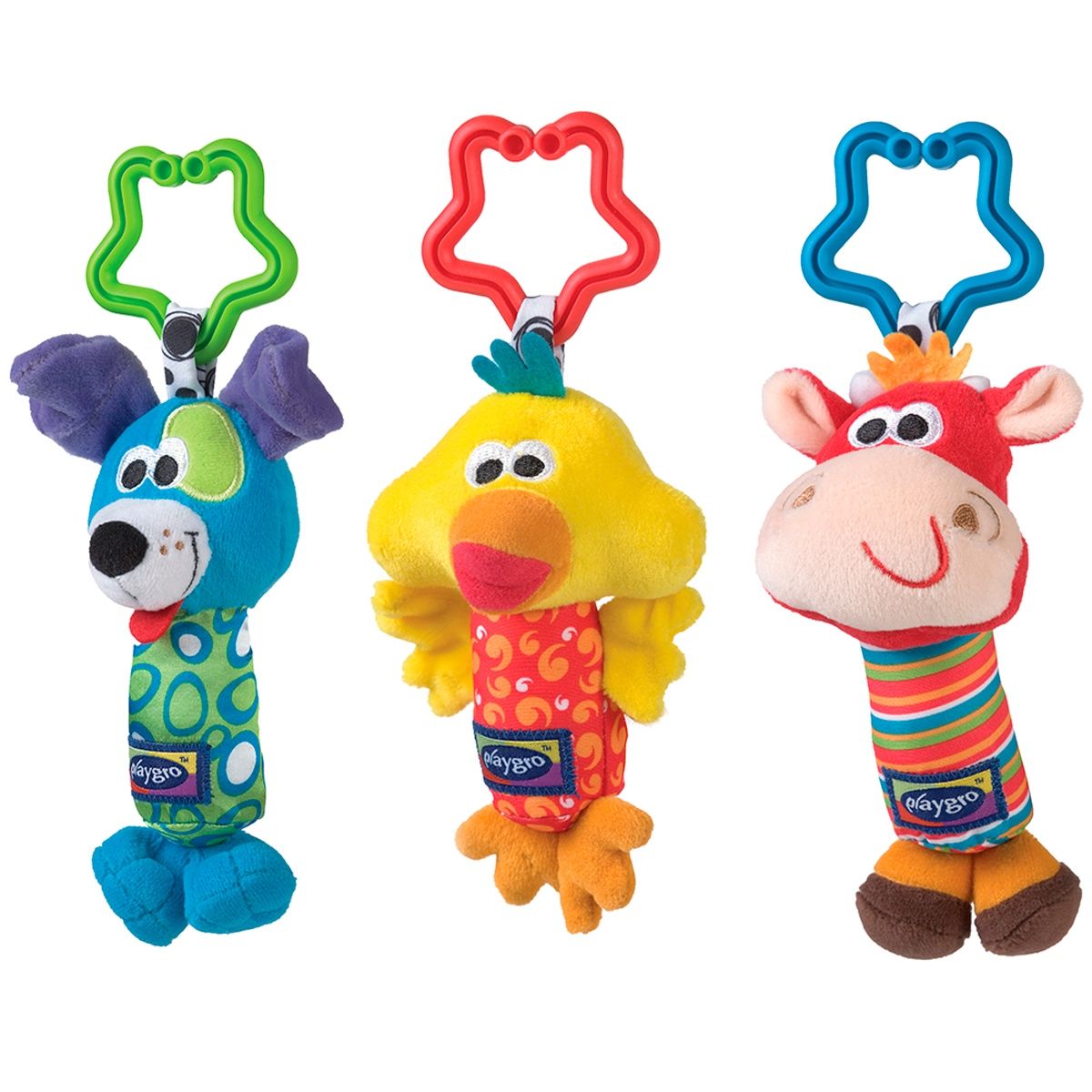 PLAYGRO - Sonajeros Playgro trío tintineante para bebé