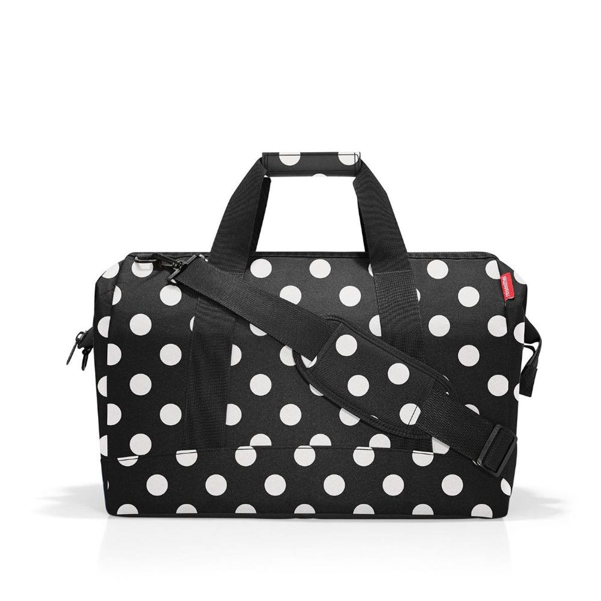 REISENTHEL - Bolso de viaje allrounder L  dots white  Negro