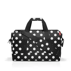 REISENTHEL - Bolso de viaje allrounder L - dots white - Negro