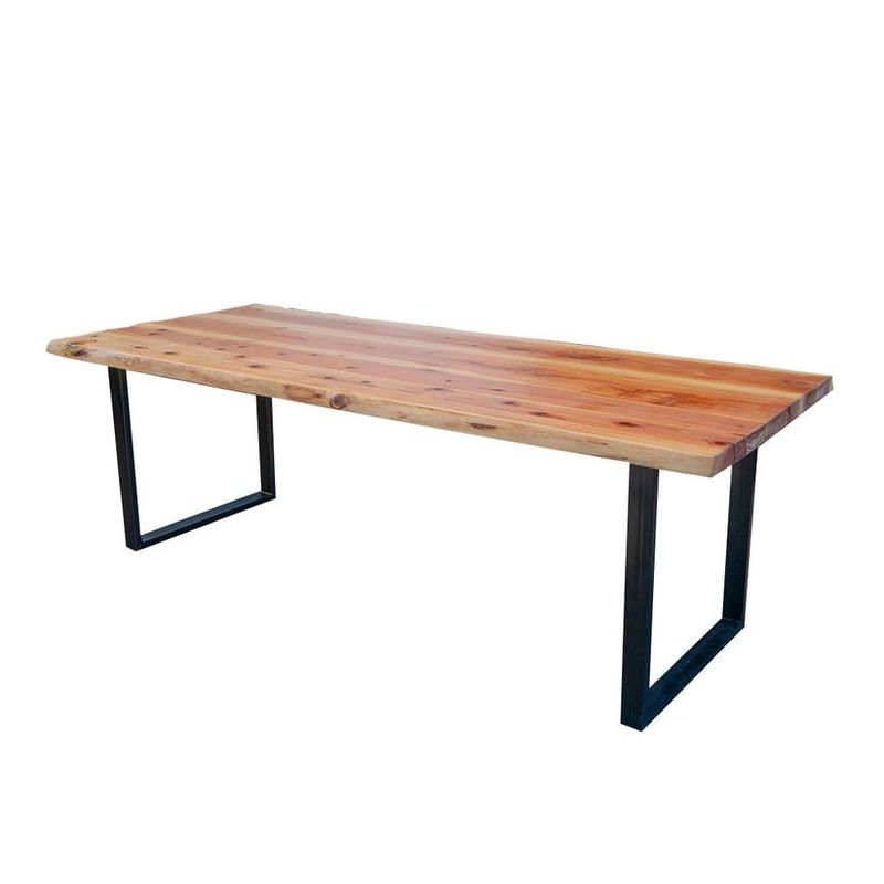 GENERICO - Mesa de Sequoia - Base Corchete 240x100