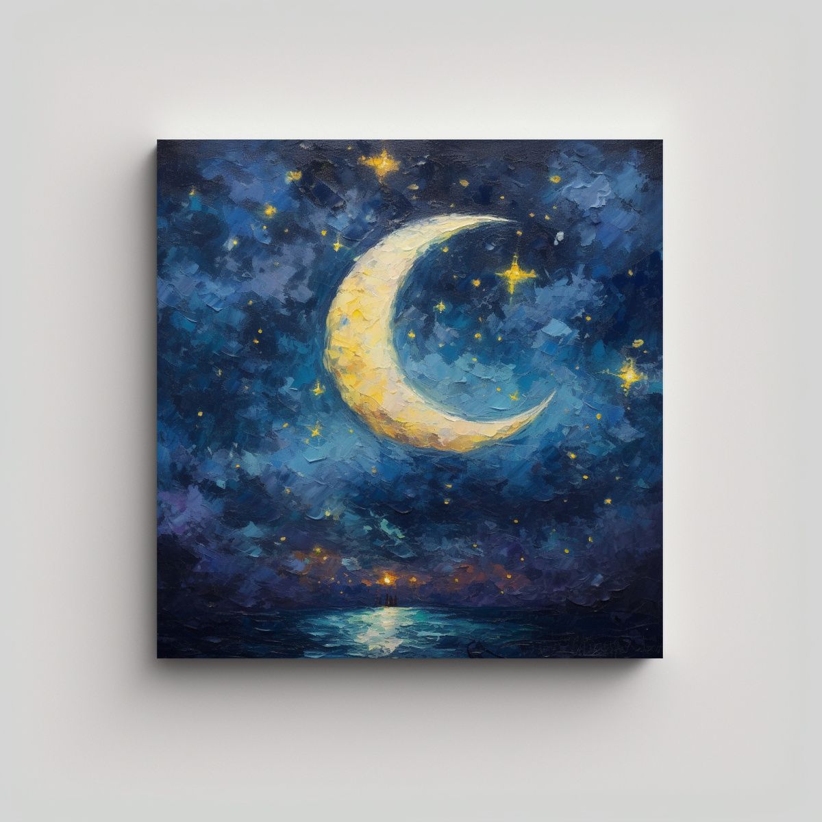 GENERICO - Pintura Abstracta En Tela Duradera Id765387 60x60 Cm