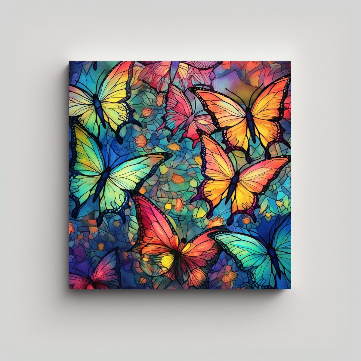 GENERICO - Composición Tela Sublimada Fantasía: Patrón 60x60 Cm