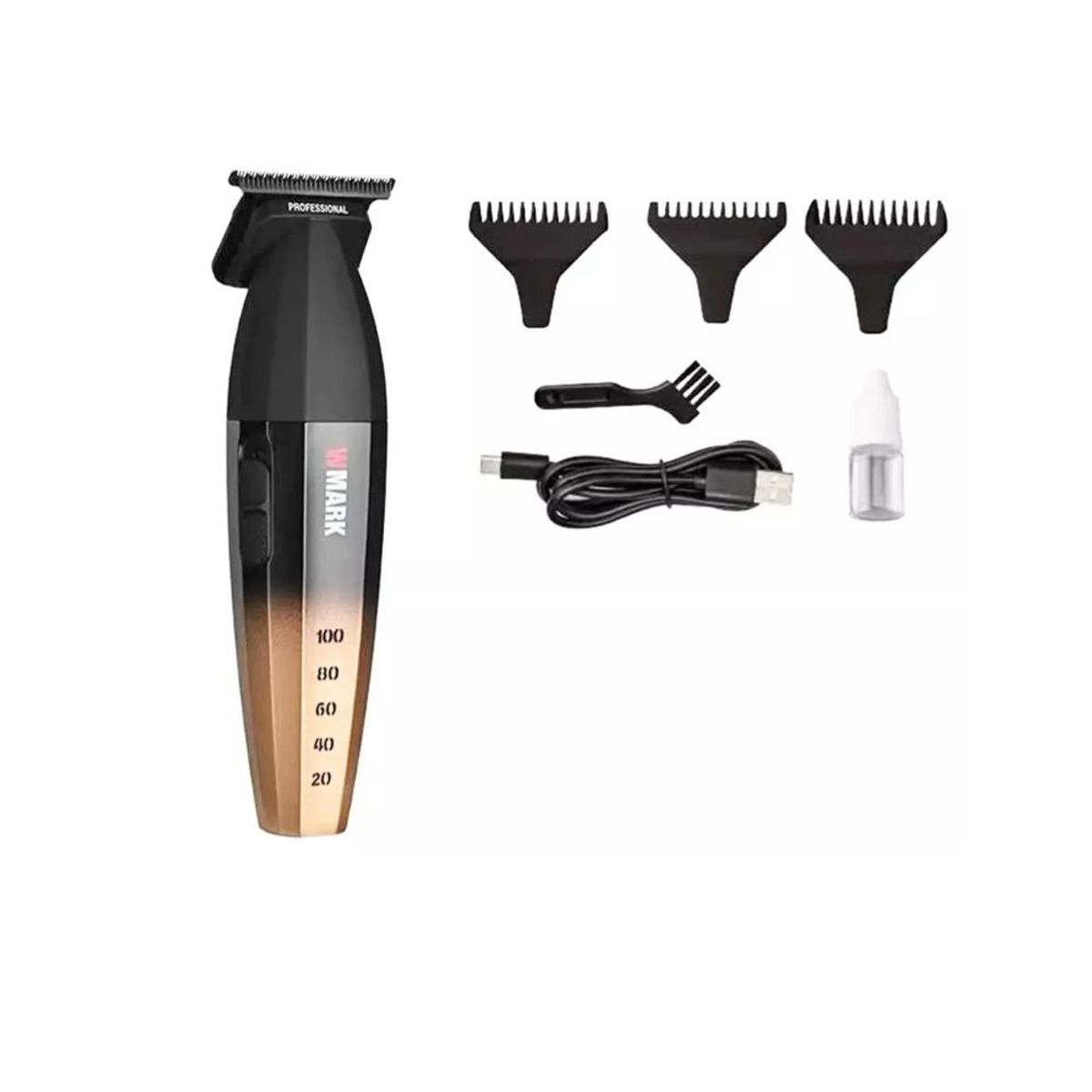 WMARK - Maquina Trimmer Patillera NG 325 Wmark 9000 RPM Dorado